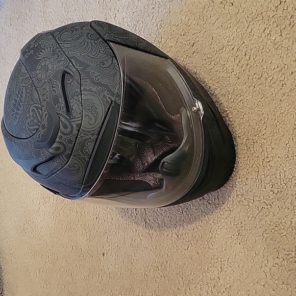 Icon Helmet Matt Black Chantilly Sz. S - Picture 1 of 7